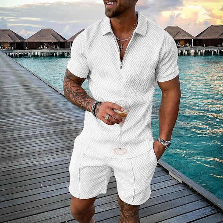 NOAH™ | OPULENT POLO AND SHORTS CO-ORD